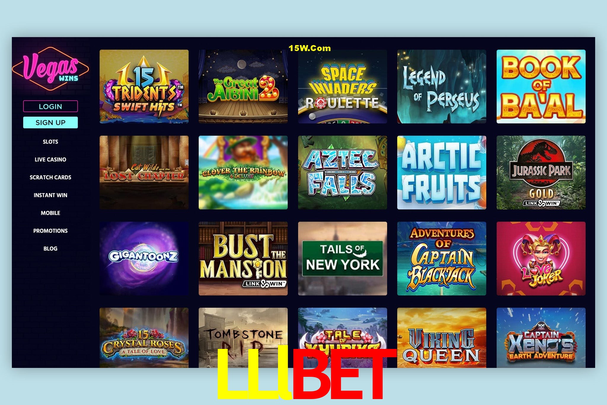 Mesa de Blackjack LLlbet